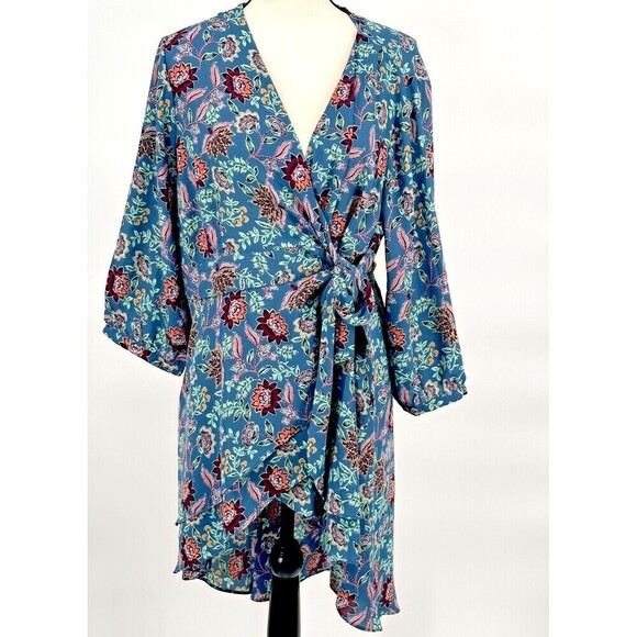 "Torrid Georgette Wrap Tunic Blouse Dress Size 1 - Chic Plus Size - Picture 3 of 16